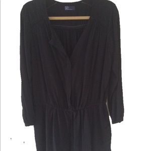 GAP black romper w/ long sleeves